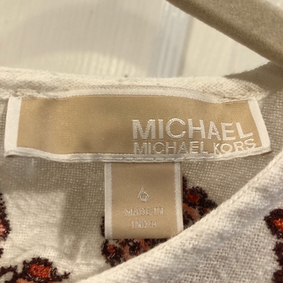 Michael Kors White and Red pattern dress - Picture 2 of 2